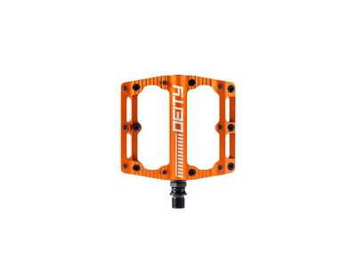 Deity Black Kat Pedals 100x100mm  ORANGE  click to zoom image