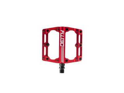 Deity Black Kat Pedals 100x100mm  RED  click to zoom image