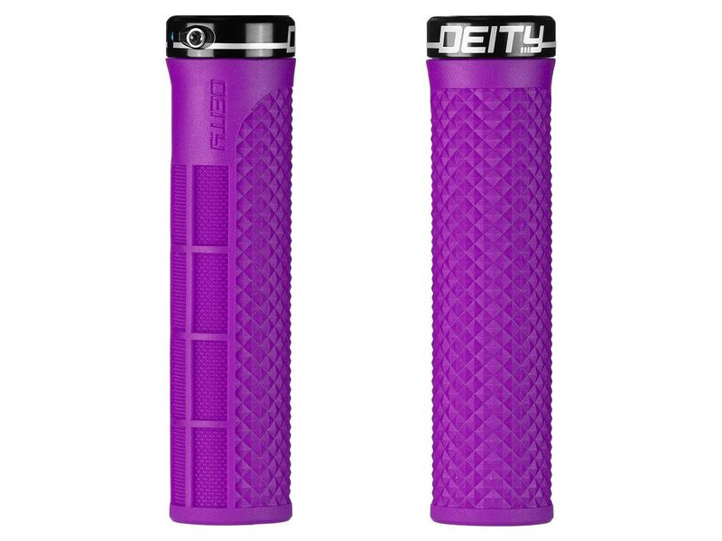 Deity Lockjaw Grips Purple click to zoom image