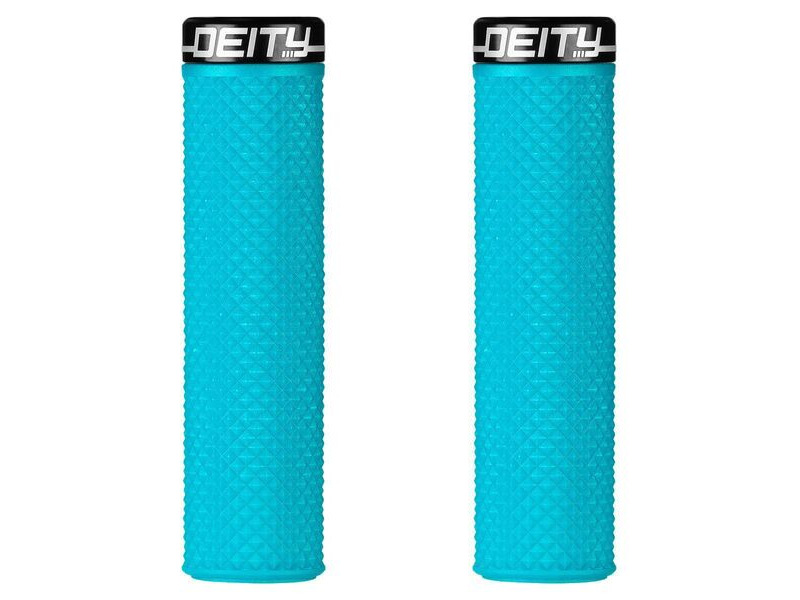 Deity Supracush Grips Turquoise click to zoom image