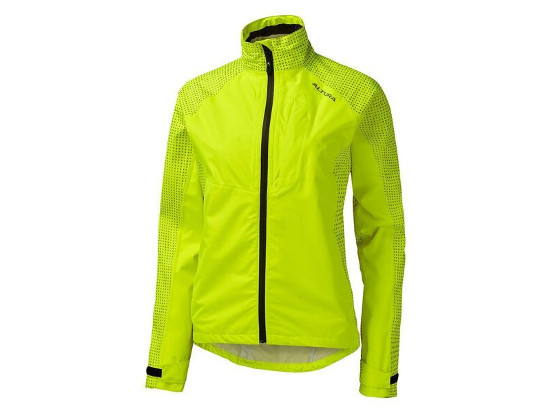 Altura Nightvision Storm Women's Waterproof Jacket Hi Viz Yellow click to zoom image