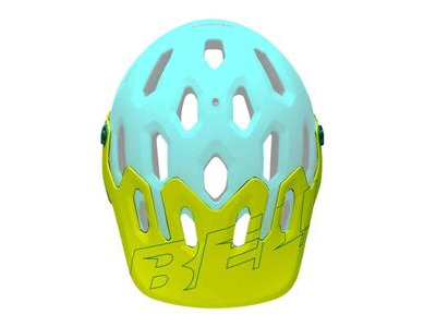 Bell Super 3/3r Helmet Visor ONE SIZE MATT EMERALD/RETINA  click to zoom image