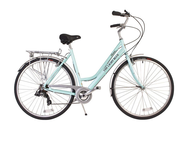 The Light Blue Chesterton Town & Towpath 7 Speed Ladies Traditional Bike click to zoom image