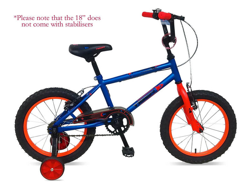 Tiger Frontier 18" Kids Bike Blue click to zoom image