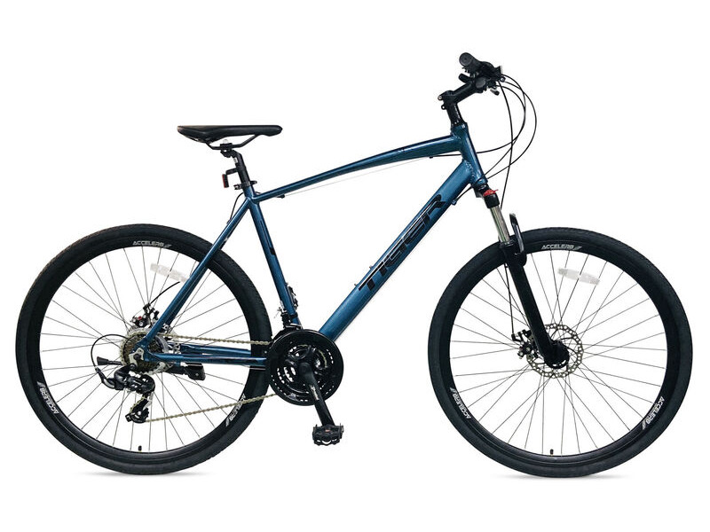 Tiger Helix 2021 Hybrid Bike Blue/Black click to zoom image