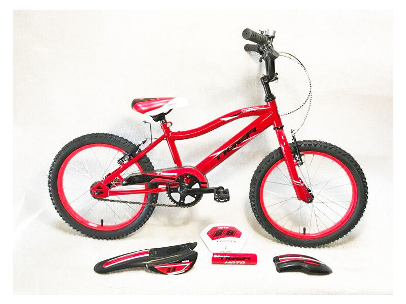 Tiger 88 Moto 18" Kids Bike Red/Black click to zoom image